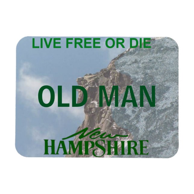 Magnet Flexible Plaque de licence New Hampshire flexible (Horizontal)