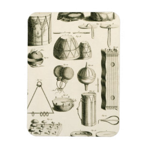 Magnet Flexible Plat II : Instrument de percussion antique et