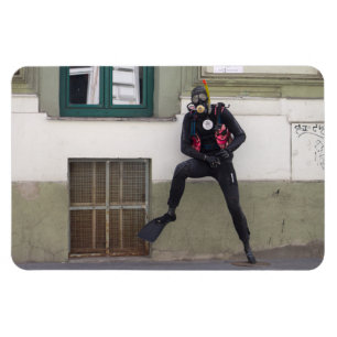 Magnet Flexible Plongeur Scuba