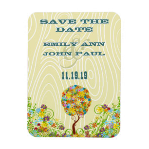 Magnet Flexible Poche de forêt enchantée Arbre à conte de fées flo