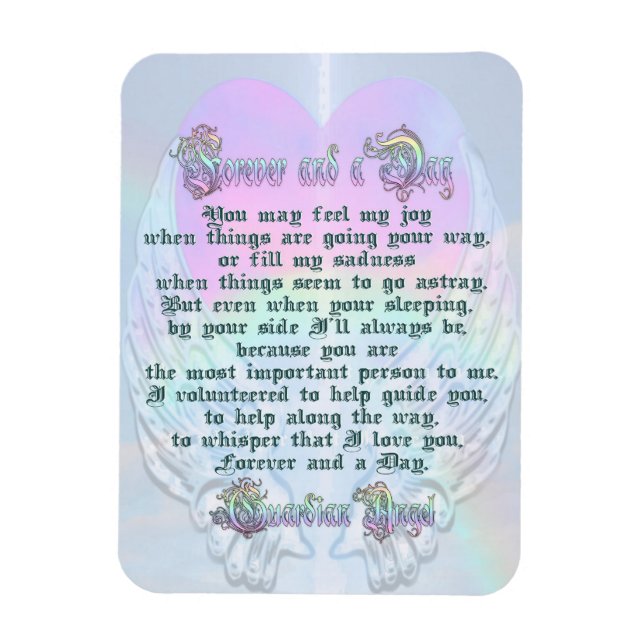 Magnet Flexible Poème Angel Guardian (Vertical)