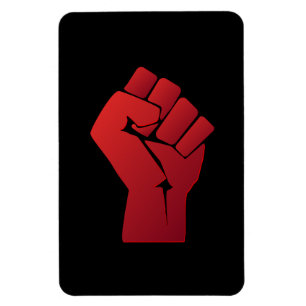 Magnet Flexible Poing rouge augmenté de gradient
