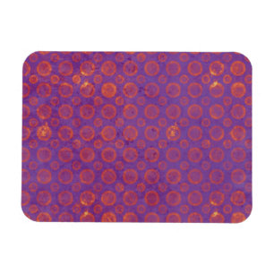 Magnet Flexible Pois roses sur violet