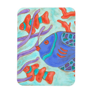 Magnet Flexible Poisson de couleur pop