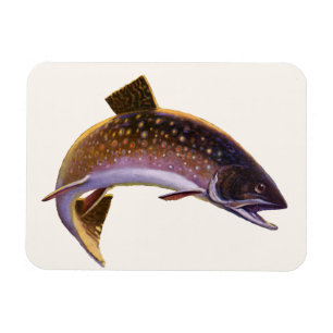Magnet Flexible Poisson Vintage, Pêcheur de Pêche Sportive