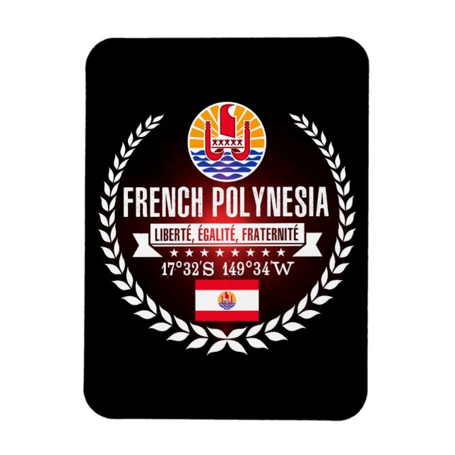 Magnet Flexible Polynésie française (Vertical)
