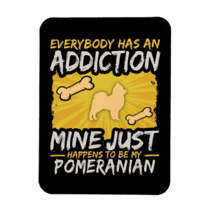Magnet Flexible Pomeranian Funny Dog Addiction
