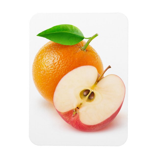 Magnet Flexible Pomme et orange (Vertical)