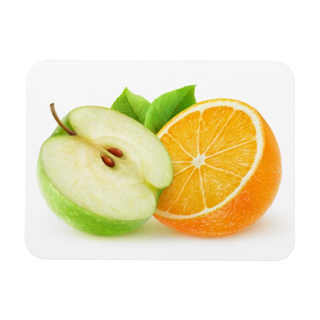 Magnet Flexible Pomme et orange (Horizontal)