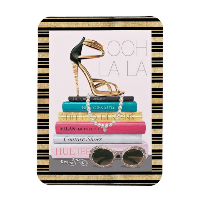 Magnet Flexible Pomme sauvage | Ooh La La - Stiletto Glamour (Vertical)