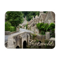 Pont à Castle Combe, aimant texte britannique
