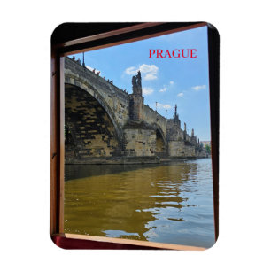 Magnet Flexible Pont Charles de Prague aimant de vue encadrée