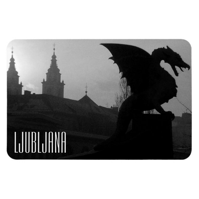 Magnet Flexible pont du dragon ljubljana (Horizontal)