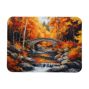 Magnet Flexible Pont forestier d'automne flexible