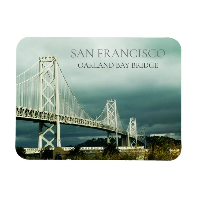 Magnet Flexible Pont Oakland Bay San Francisco (Horizontal)