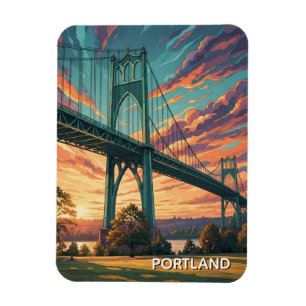 Magnet Flexible Pont St Johns à Portland Oregon