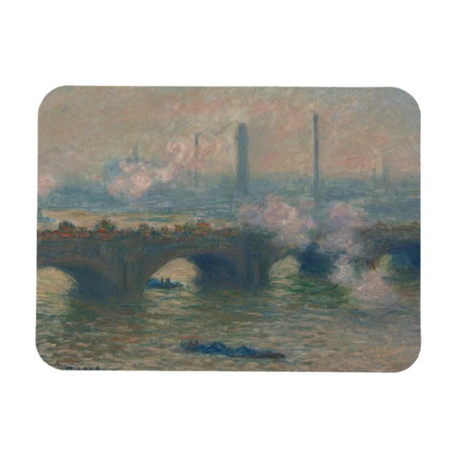 Magnet Flexible pont Waterloo, Gray Day, 1903 (huile sur toile) (Horizontal)