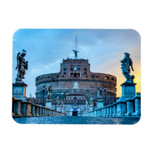 Magnet Flexible Ponte Sant'Angelo à l'aube - Rome Italie