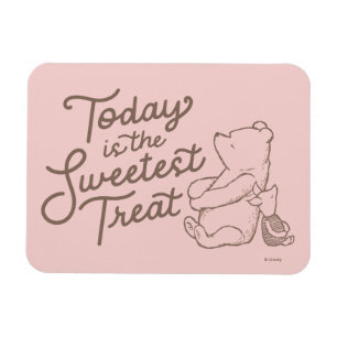 Magnet Flexible Pooh & Piglet Classique   Aujourd'hui c'est la Tre