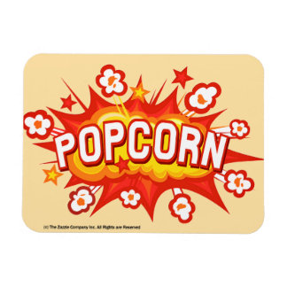 Magnet Flexible POPCORN! Aimant de cinéma 