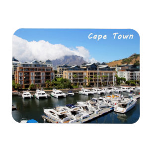 Magnet Flexible Port de Cape Town et montagne de Tableau