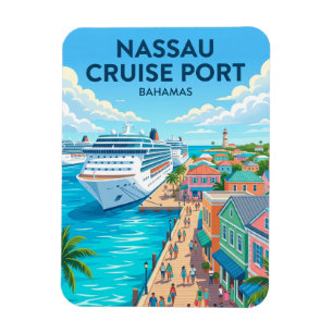 Magnet Flexible Port de croisière de Nassau Bahamas