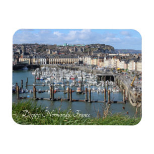 Magnet Flexible Port de Dieppe, Normandie, France,