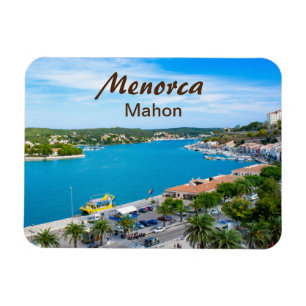 Magnet Flexible Port de Menorca de souvenir de Mahon