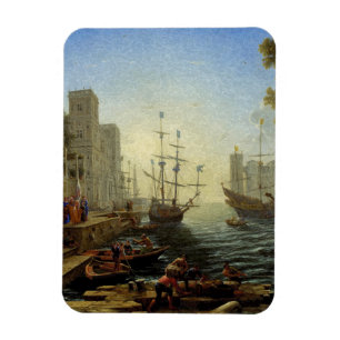 Magnet Flexible Port de mer avec l'embarquement de sainte Ursule 