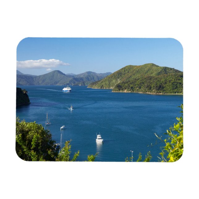 Magnet Flexible Port de Picton, Marlborough Sounds, Sud (Horizontal)