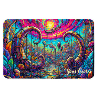 Magnet Flexible Portail de Paysage de Rêve Surréaliste Fantaisie C