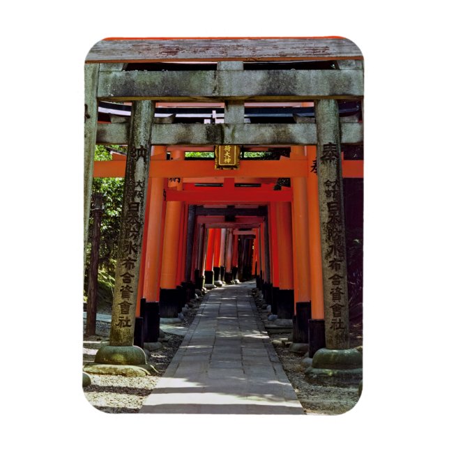 Magnet Flexible Portes de Torii - Kyoto, Japon, Asie (Vertical)