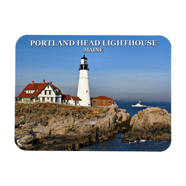 Magnet Flexible Portland Head Lighthouse, Maine (Horizontal)