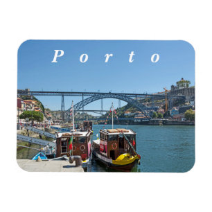 Magnet Flexible Porto. Rivière Douro et pont Dom Luis I.