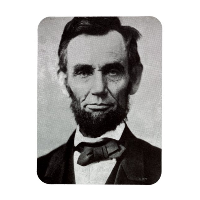 Magnet Flexible Portrait d'Abe Lincoln 2 (Vertical)