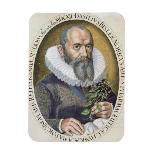 Magnet Flexible Portrait de Basil Besler (1561-1629) en 1612, de