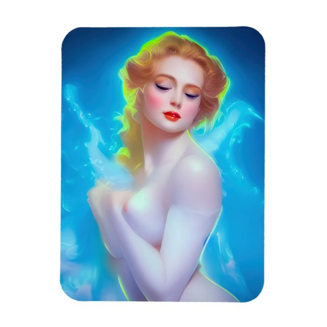 Magnet Flexible Portrait de déesse Ethereal - Imaginaire Surreal (Vertical)