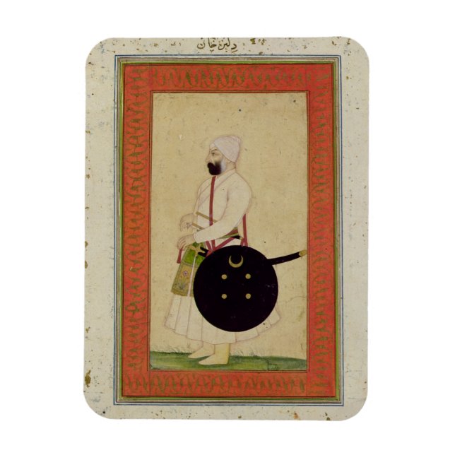 Magnet Flexible Portrait de Dilir Khan, c.1760, de la Large Cli (Vertical)