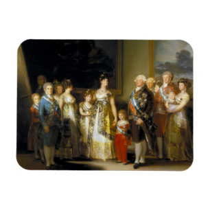 Magnet Flexible Portrait de famille du roi Charles IVJose de Goya