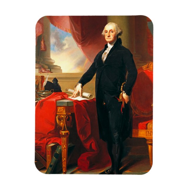 Magnet Flexible Portrait de George Washington, Thomas Sully (Vertical)