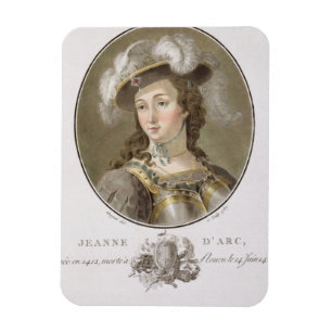 Magnet Flexible Portrait de Jeanne d'Arc (1412-31), 1787 (couleur