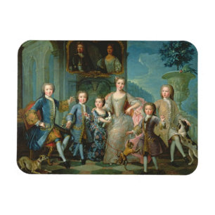 Magnet Flexible Portrait de la famille du duc de Valentinois