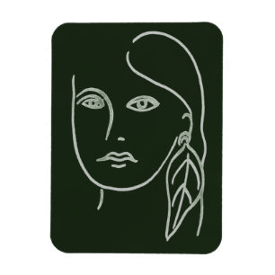 Magnet Flexible Portrait de malachite
