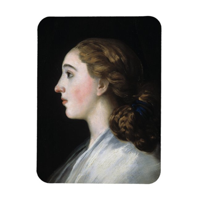 Magnet Flexible Portrait de Maria Teresa de Vallabriga Art Goya (Vertical)