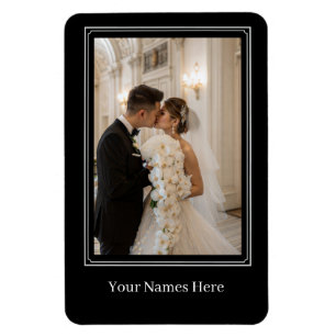 Magnet Flexible Portrait de mariage personnalisé 