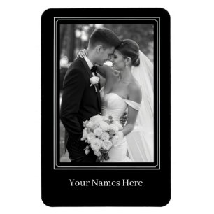 Magnet Flexible Portrait de mariage personnalisé 