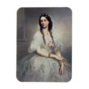 Magnet Flexible Portrait de Mme C.W.Stoughton (d.1907), Trois-quar