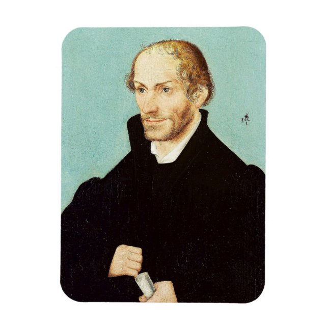Magnet Flexible Portrait de Philip Melanchthon, 1537 (Vertical)