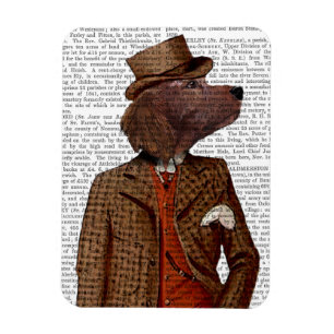 Magnet Flexible Portrait de Rider Red Setter