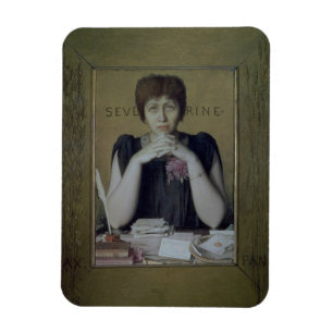 Magnet Flexible Portrait de Severine (Caroline Remy) (1855-1929) (
